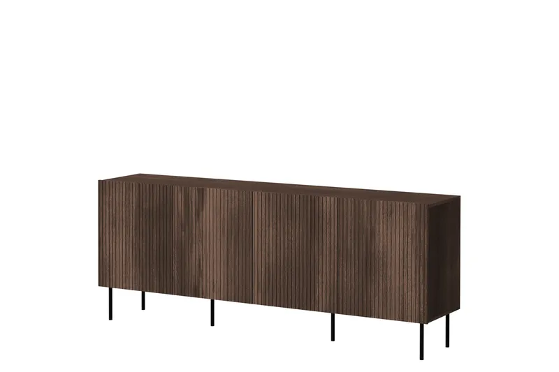 Lipasto Hammarstrand tumma puu Leveys 201 cm Korkeus 81 cm Syvyys 42 cm, Pähkinäpuu