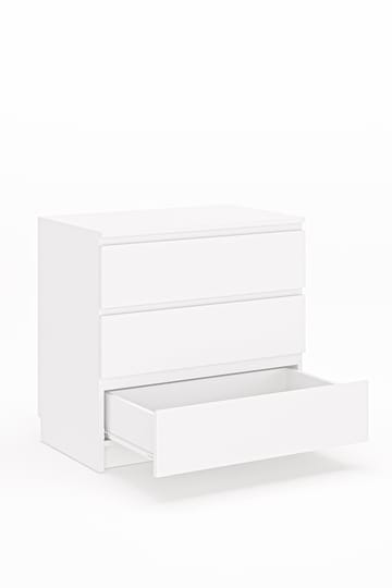 Lipasto Hanah Home Derinkuyu 3 (80 x 77,5 x 48 cm) valkoinen - Säilytys - Säilytyskalusteet - Lipasto