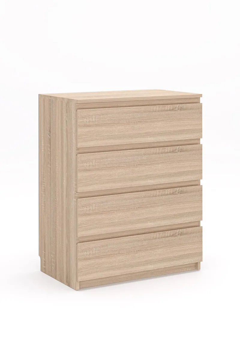 Lipasto Hanah Home Derinkuyu 4 (80 x 100 x 48 cm) Sonomo-tammi