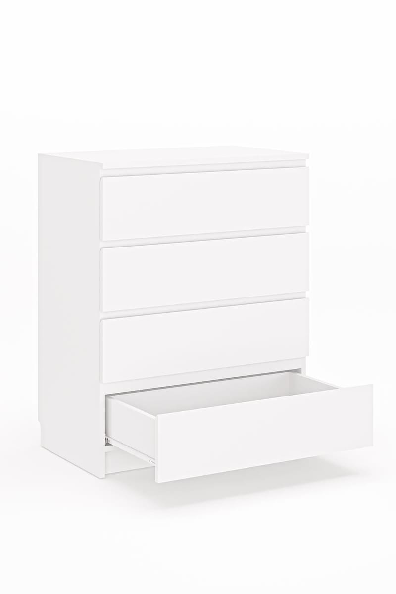 Lipasto Hanah Home Derinkuyu 4 (80 x 100 x 48 cm) Valkoinen - Säilytys - Säilytyskalusteet - Lipasto