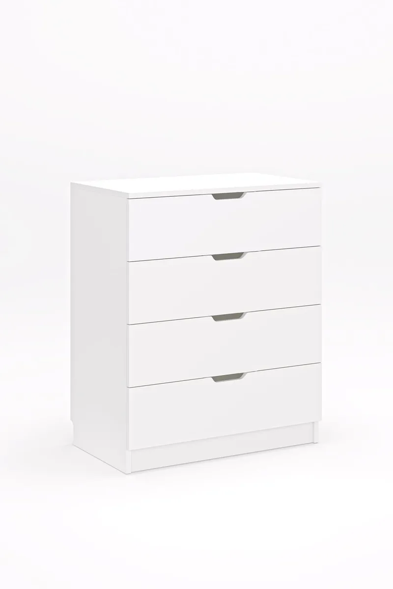 Lipasto Hanah Home Lento (75 x 90,5 x 44,5 cm) Valkoinen, undefined