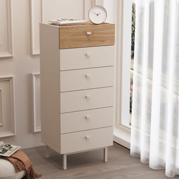 Lipasto Hanah Home Luke (47,9 x 113,2 x 36,8 cm) Hiekkatammi - hiekkatammi - Säilytys - Säilytyskalusteet - Lipasto