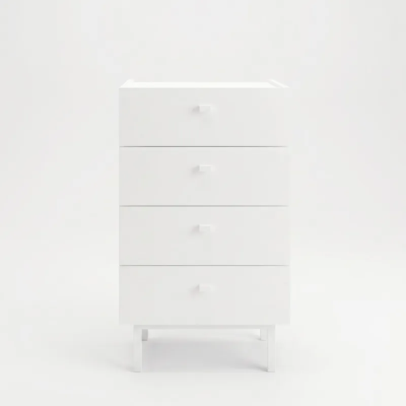 Lipasto Hanah Home Luke (47,9 x 80,1 x 36,8 cm) Valkoinen, Valkoinen