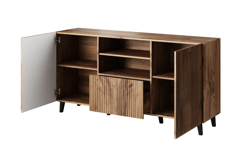 Juniskär Lipasto - Musta/Tammi - Säilytys - Säilytyskalusteet - Lipasto