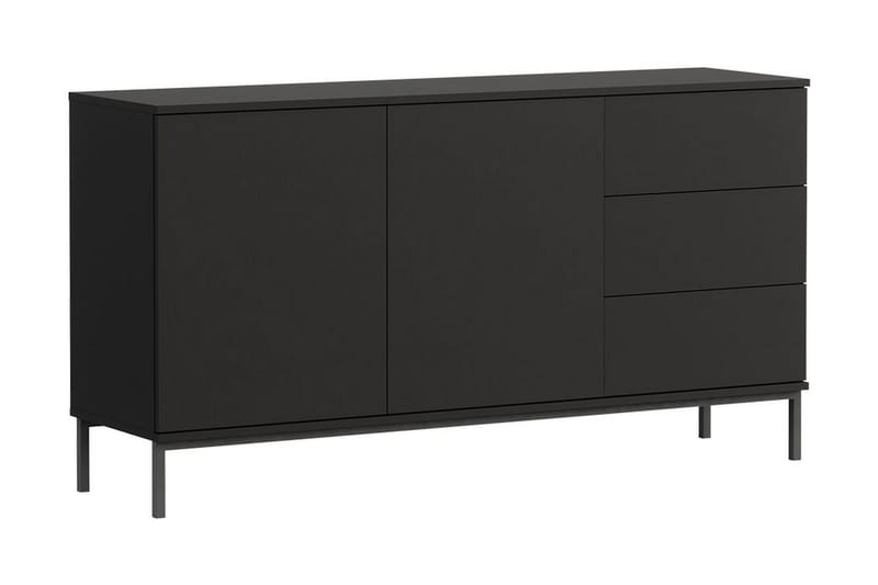 Kaappi Quertas 150x80x41 cm - Musta - Säilytys - Säilytyskalusteet - Lipasto