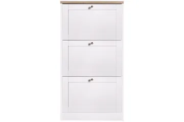 Kenkälaatikko Heinina 70 cm - Valkoinen/Ruskea - Säilytys - Kenkäsäilytys - Kenkälaatikko