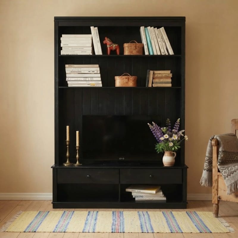 Kirjahylly Loft24 Anita Havana/lakattu - havana/lakattu - Säilytys - Säilytyskalusteet - Lipasto - Laatikostot