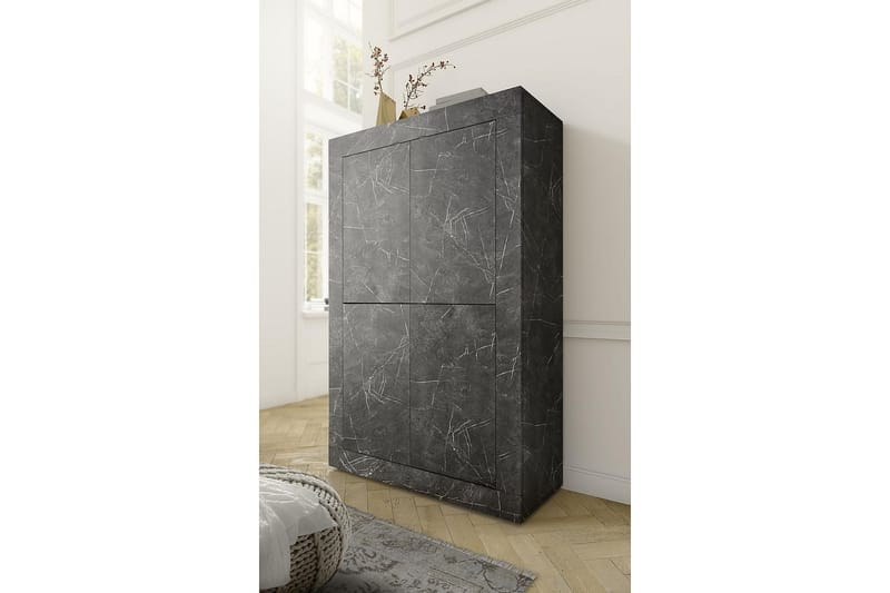 Korkeakaappi Astal 43x102 cm Musta - LC Spa - Säilytys - Eteisen säilytys