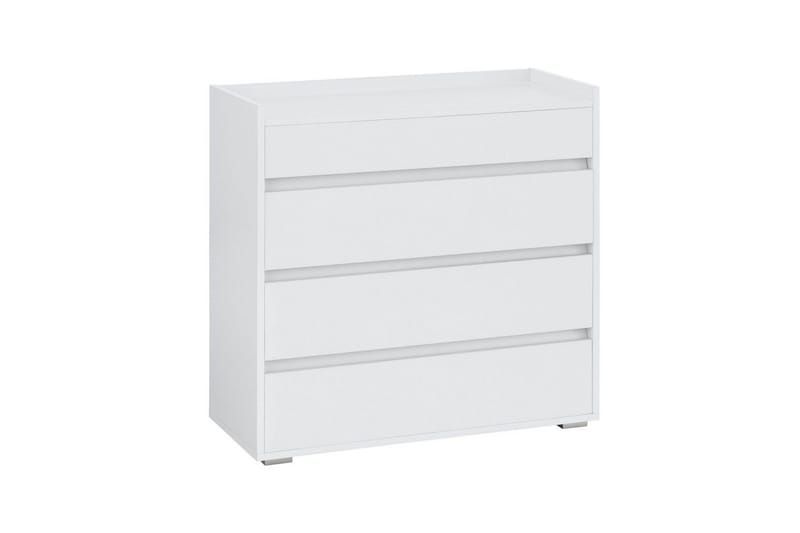 Lipasto Kosmo Valkoinen, 4 laatikkoa, Valkoinen, 4 laatikkoa