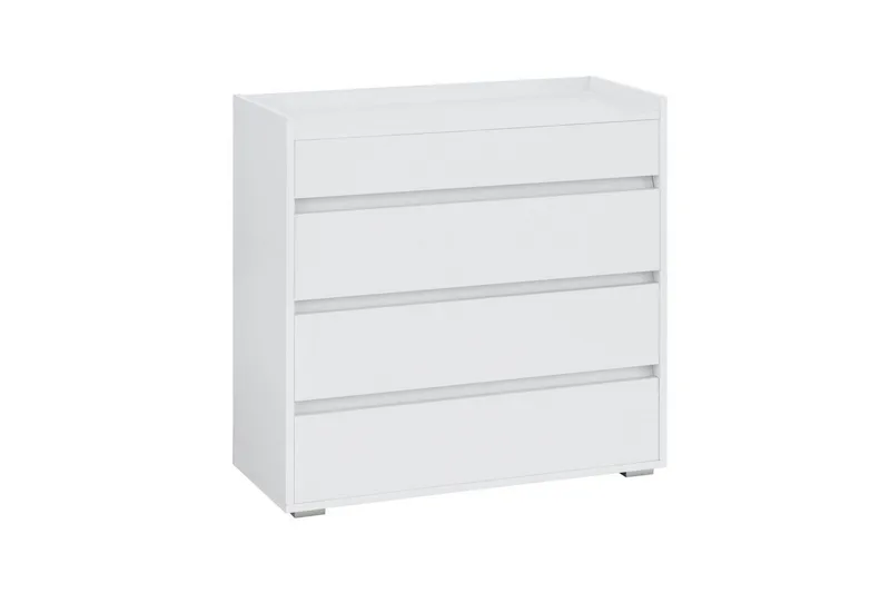 Lipasto Kosmo Valkoinen, 4 laatikkoa, Valkoinen, 4 laatikkoa