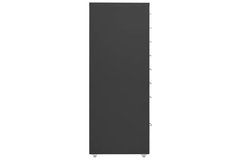 Arkistokaappi siirrettävä antrasiitti 28x41x109 cm metalli - Säilytys - Säilytyskalusteet - Lipasto - Laatikostot