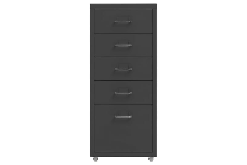 Arkistokaappi siirrettävä antrasiitti 28x41x69 cm metalli - Säilytys - Säilytyskalusteet - Lipasto - Laatikostot