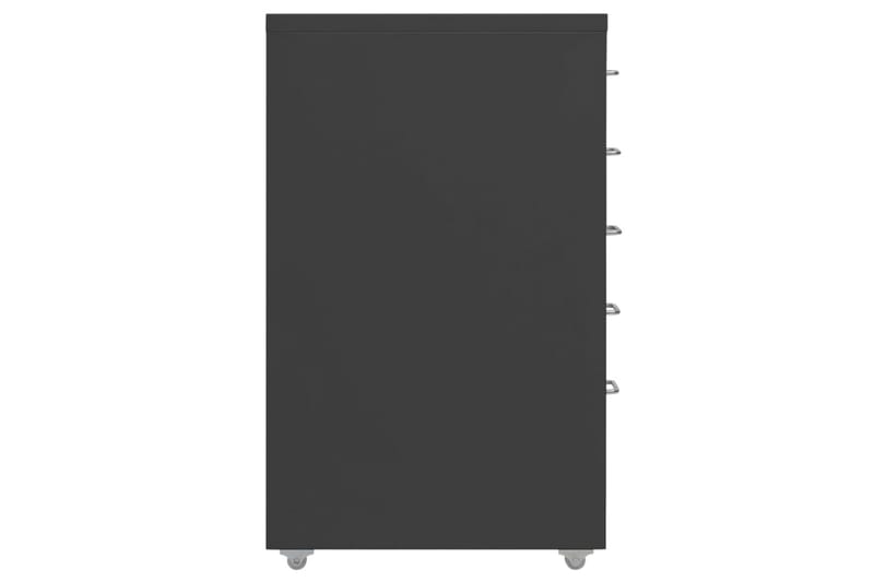 Arkistokaappi siirrettävä antrasiitti 28x41x69 cm metalli - Säilytys - Säilytyskalusteet - Lipasto - Laatikostot
