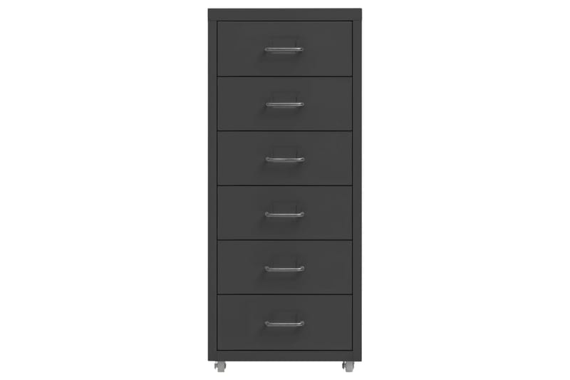 Arkistokaappi siirrettävä antrasiitti 28x41x69 cm metalli - Säilytys - Säilytyskalusteet - Lipasto - Laatikostot