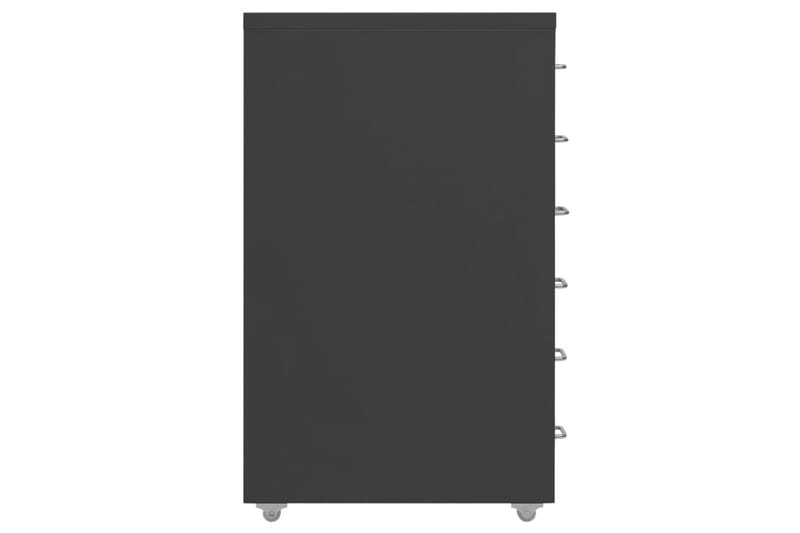 Arkistokaappi siirrettävä antrasiitti 28x41x69 cm metalli - Säilytys - Säilytyskalusteet - Lipasto - Laatikostot