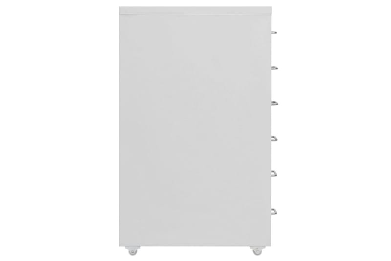 Arkistokaappi siirrettävä harmaa 28x41x69 cm metalli - Säilytys - Säilytyskalusteet - Lipasto - Laatikostot