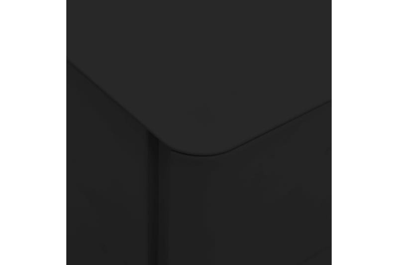 Arkistokaappi siirrettävä musta 30x45x59 cm teräs - Säilytys - Säilytyskalusteet - Lipasto - Laatikostot