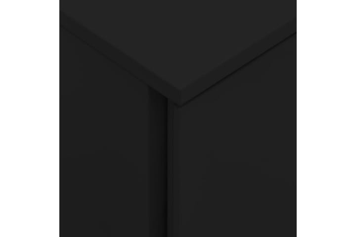 Arkistokaappi siirrettävä musta 39x45x67 cm teräs - Laatikostot