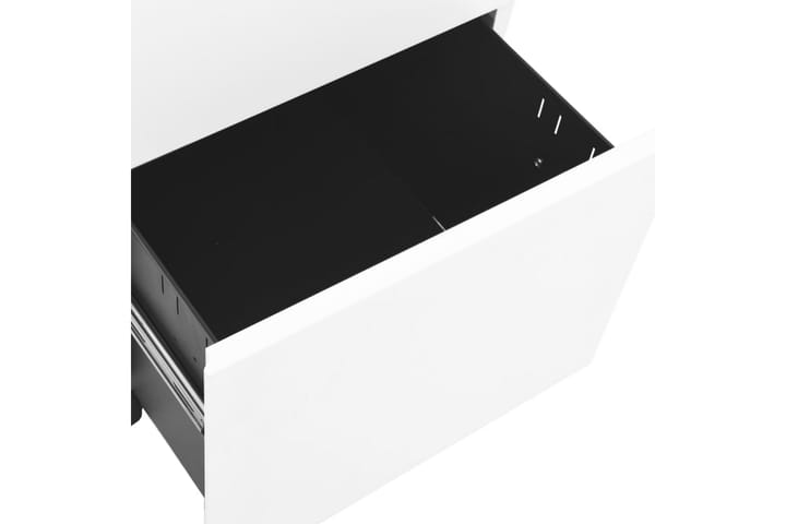 Arkistokaappi siirrettävä valkoinen 39x45x67 cm teräs - Laatikostot