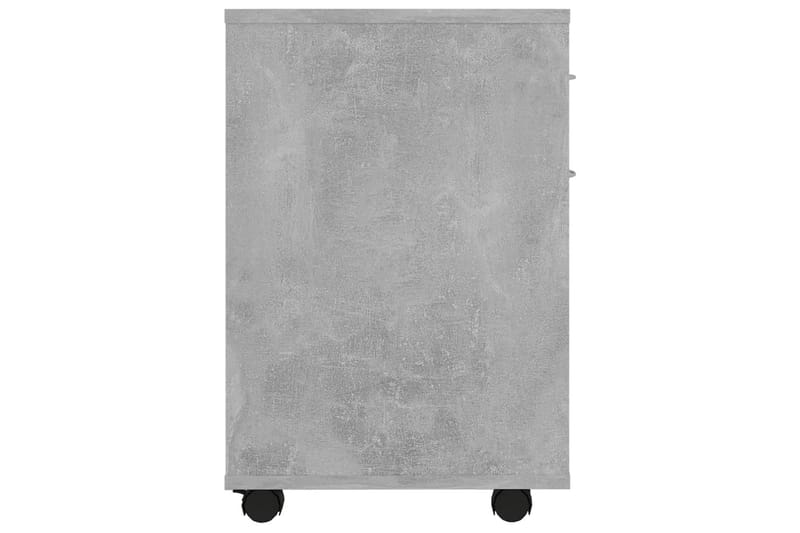 Kaappi pyörillä betoninharmaa 45x38x54 cm lastulevy - Säilytys - Säilytyskalusteet - Lipasto - Laatikostot