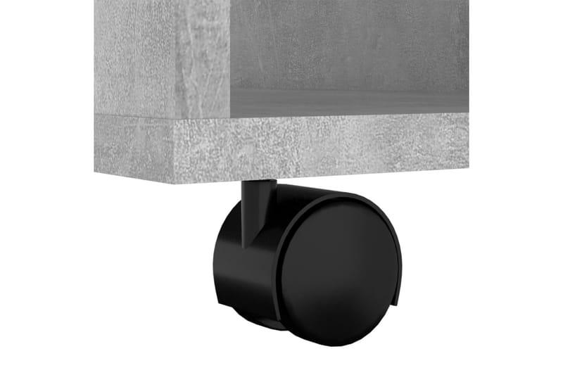 Kaappi pyörillä betoninharmaa 60x53x72 cm lastulevy - Säilytys - Säilytyskalusteet - Lipasto - Laatikostot