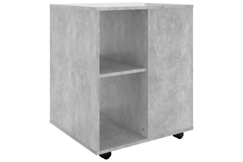Kaappi pyörillä betoninharmaa 60x53x72 cm lastulevy - Säilytys - Säilytyskalusteet - Lipasto - Laatikostot