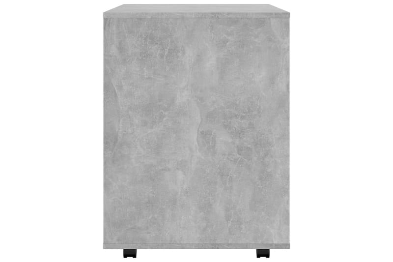 Kaappi pyörillä betoninharmaa 60x53x72 cm lastulevy - Säilytys - Säilytyskalusteet - Lipasto - Laatikostot