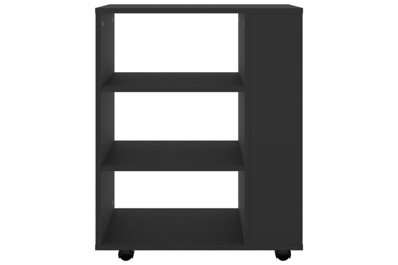 Kaappi pyörillä musta 60x35x75 cm lastulevy - Säilytys - Säilytyskalusteet - Lipasto - Laatikostot