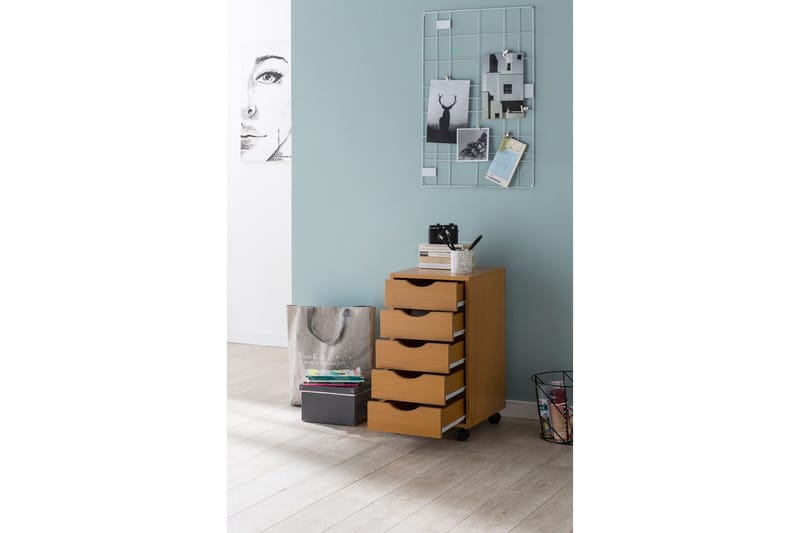 Laatikosto Dermo 33x38 cm - Puu/Luonnonväri - Säilytys - Säilytyskalusteet - Lipasto - Laatikostot