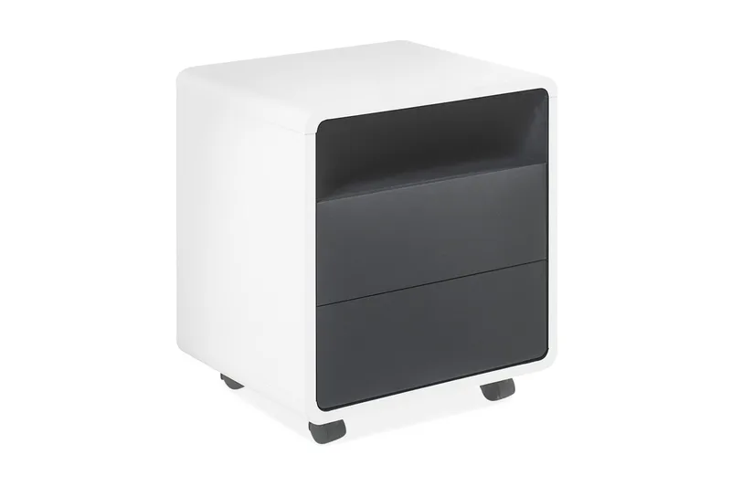 Laatikosto Hisiu, Valkoinen/Harmaa