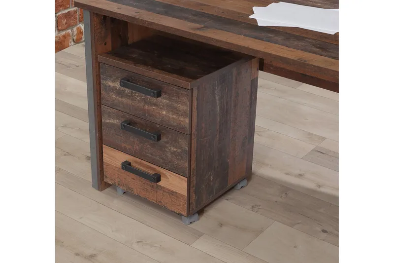 Laatikosto Trevorton 60x41 cm - Ruskea / Harmaa - Säilytys - Säilytyskalusteet - Lipasto - Laatikostot