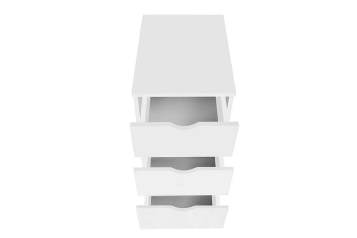 Lipasto 33x45x60 cm valkoinen - Valkoinen - Laatikostot
