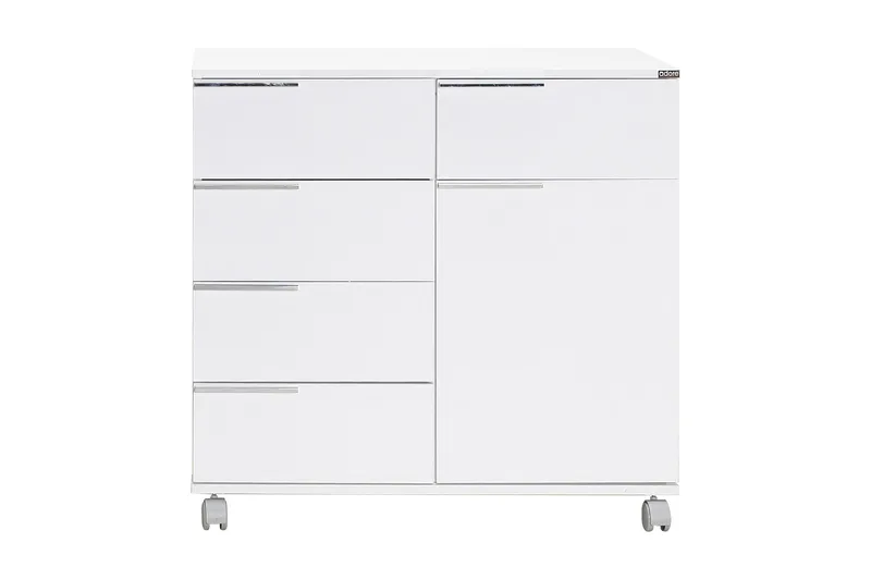 Lipasto Valkoinen Korkeakiilto - Säilytys - Säilytyskalusteet - Lipasto - Laatikostot