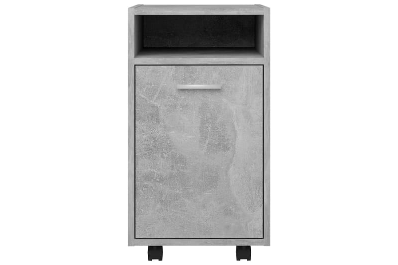 Sivukaappi pyörillä betoninharmaa 33x38x60cm lastulevy - Säilytys - Säilytyskalusteet - Lipasto - Laatikostot