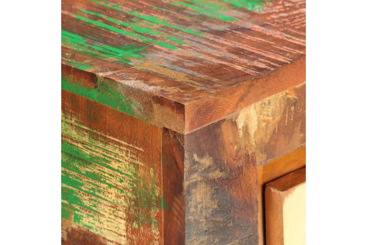Lipasto 118x33x75 cm täysi kierrätetty puu - Monivärinen - Eteisen säilytys - Lipasto