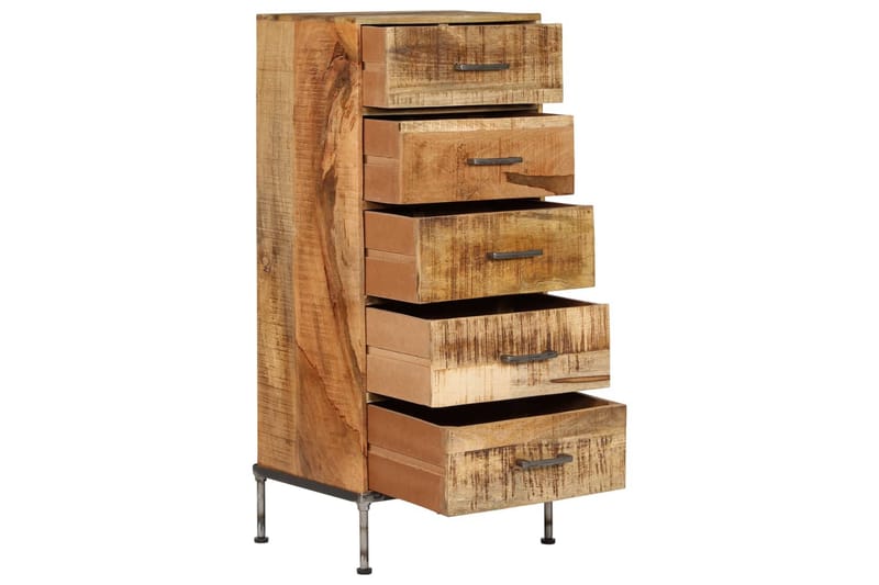 Lipasto 45x35x106 cm mangopuu - Ruskea - Säilytys - Säilytyskalusteet - Lipasto