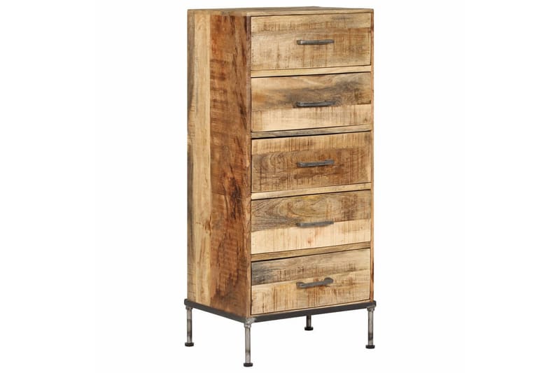 Lipasto 45x35x106 cm mangopuu - Ruskea - Säilytys - Säilytyskalusteet - Lipasto