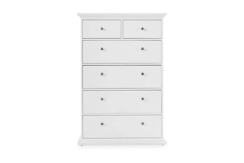 Lipasto Anjou 140 cm Korkea - Valkoinen - Säilytys - Säilytyskalusteet - Lipasto