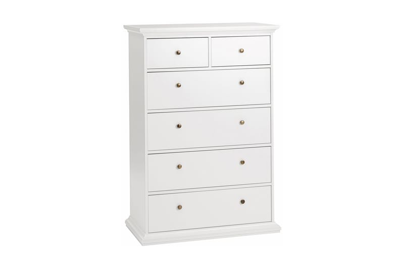 Lipasto Anjou 140 cm Korkea, Valkoinen