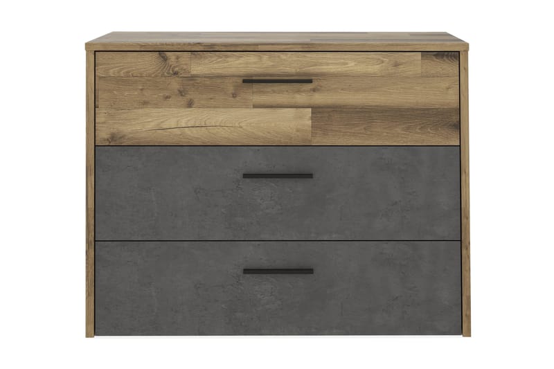 Lipasto Bowerdale 100 cm - Harmaa/Ruskea - Säilytys - Säilytyskalusteet - Lipasto