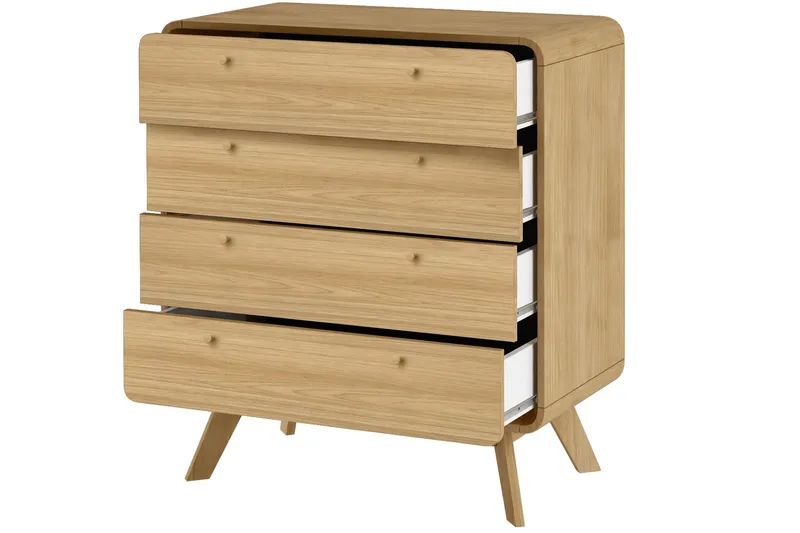 Lipasto Caitlyn 80x39 cm - Luonnonväri - Säilytys - Säilytyskalusteet - Lipasto