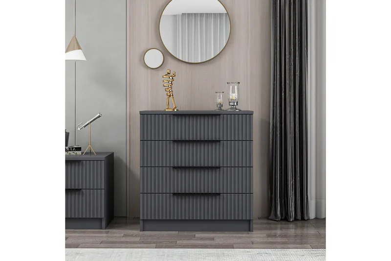 Lipasto Cambrian - Antrasiitti - Säilytys - Säilytyskalusteet - Lipasto