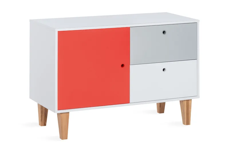 Lipasto Concept Valkoinen/Harmaa/Punainen, VOX