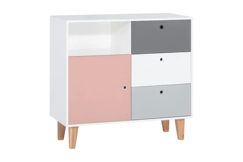 Lipasto Concept Valkoinen/Harmaa/Roosa, VOX