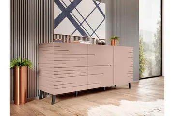 Lipasto Demjen 40x155 cm - Roosa/Musta - Säilytys - Säilytyskalusteet - Lipasto