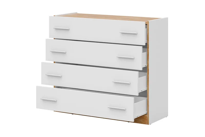 Lipasto Dentro 100x40x90 cm - Beige/Valkoinen - Säilytys - Säilytyskalusteet - Lipasto