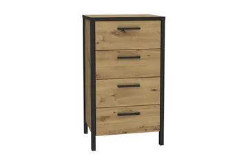 Lipasto Dospat 40x51 cm - Ruskea/Musta - Säilytys - Säilytyskalusteet - Lipasto