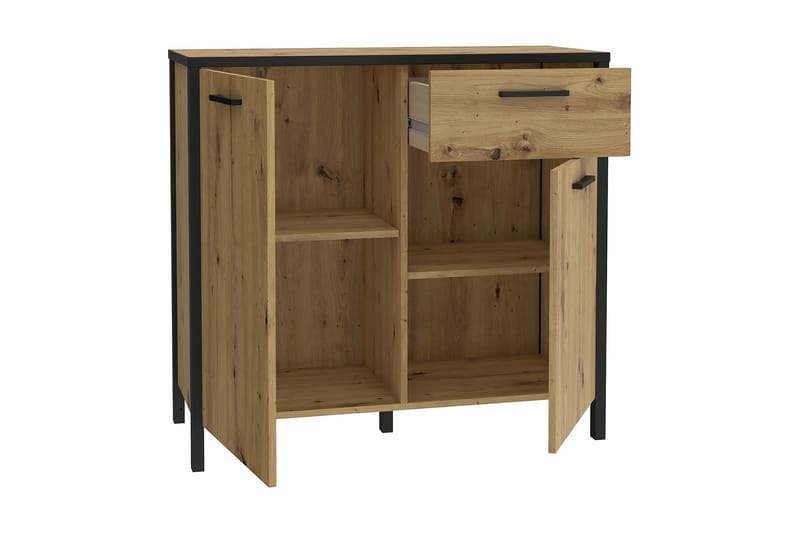 Lipasto Dospat 40x95 cm - Ruskea/Musta - Säilytys - Säilytyskalusteet - Lipasto