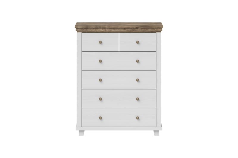 Lipasto Drumin 90x42x112,5 cm - Tuhkanharmaa/Luonnonväri - Säilytys - Säilytyskalusteet - Lipasto
