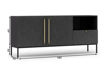 Lipasto Emika 180 cm - Säilytys - Säilytyskalusteet - Lipasto